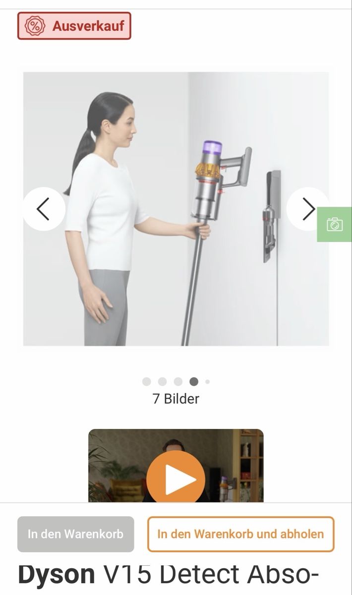 Dyson Aspirapolveri & Accessori: DysonV15 Detect Absolute – Nuovo e nell'imballaggio originale da Schlieren venduto da Seonay 3
