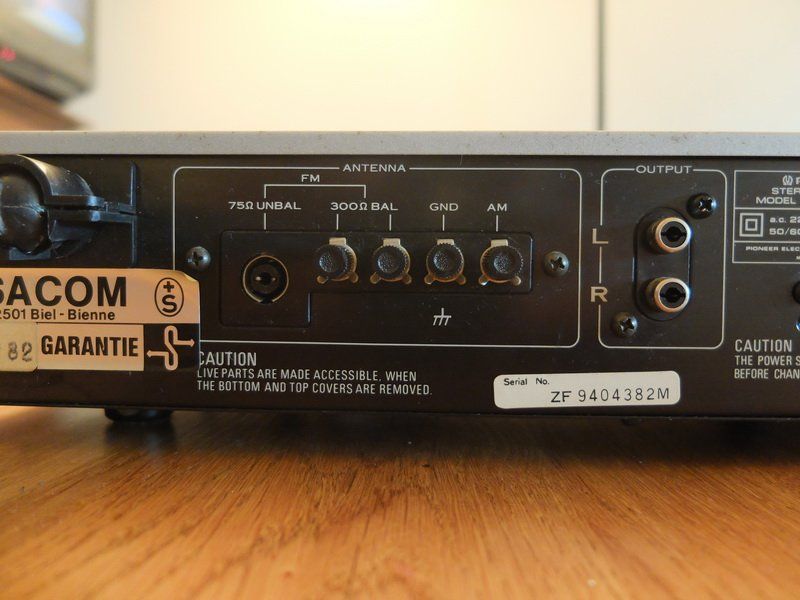 Radios: Pionner tuner analogique TX-3000 – Gebraucht aus Nyon von granada02 6