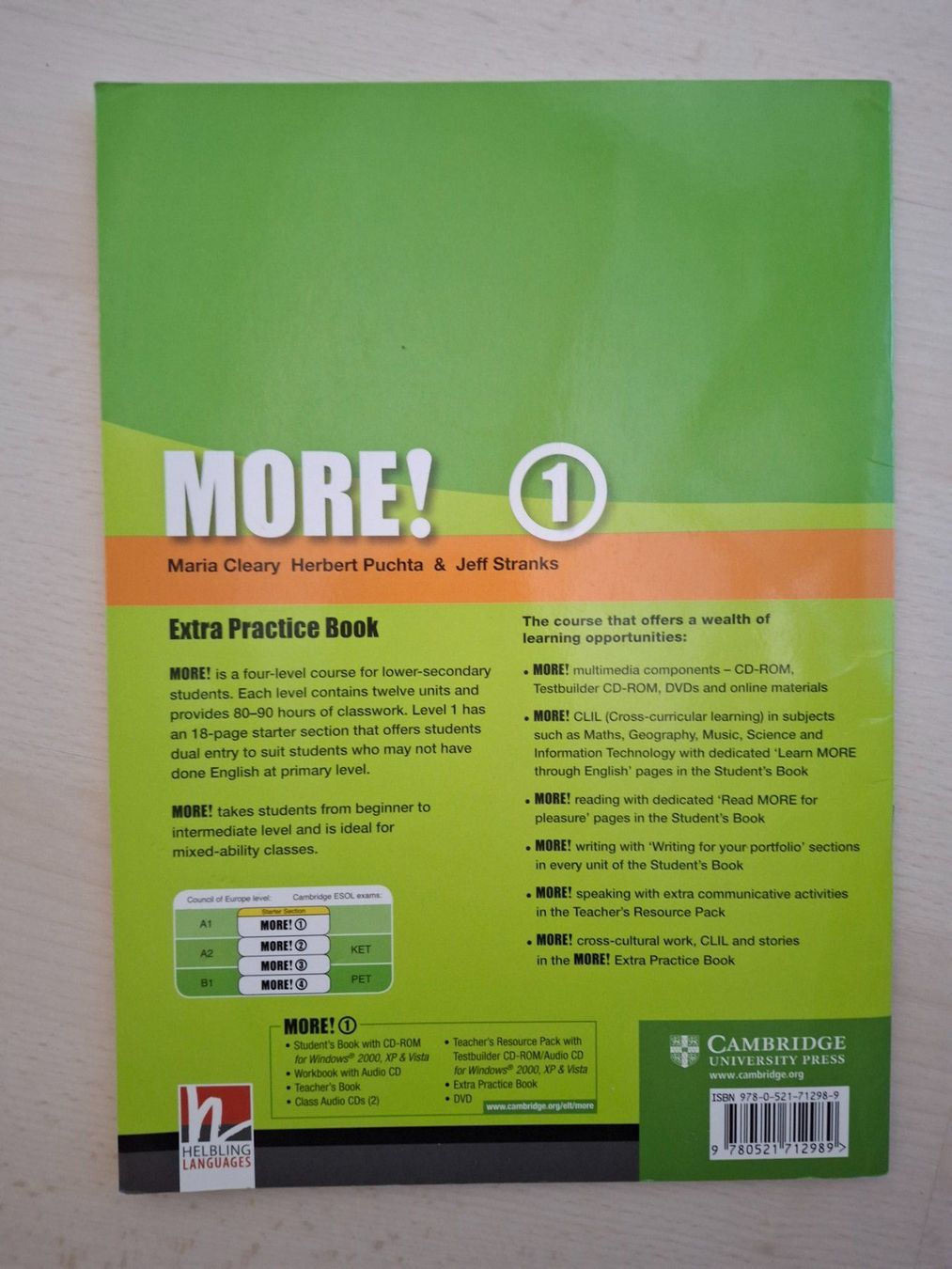 Libri: More Extra Practice Book 1 Schulbuch , neuwertig – Nuovo (secondo la descrizione) da Walterswil SO venduto da Jerry_maus 1