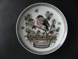 DEZEMBER Sammelteller ø 16 cm Sujet * DOMPFAFF * Ole Winther