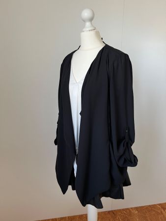 Only - Blazer dünn fliessend - 34 - schwarz