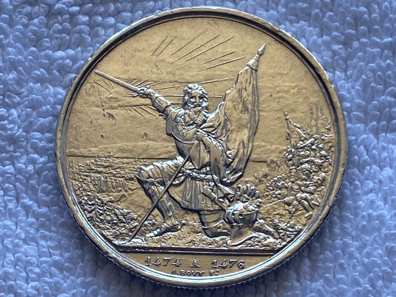 Tutti le monete: 5 francs/Franken 1874 St. Gallen – Usato da Nyon venduto da Ilmi09