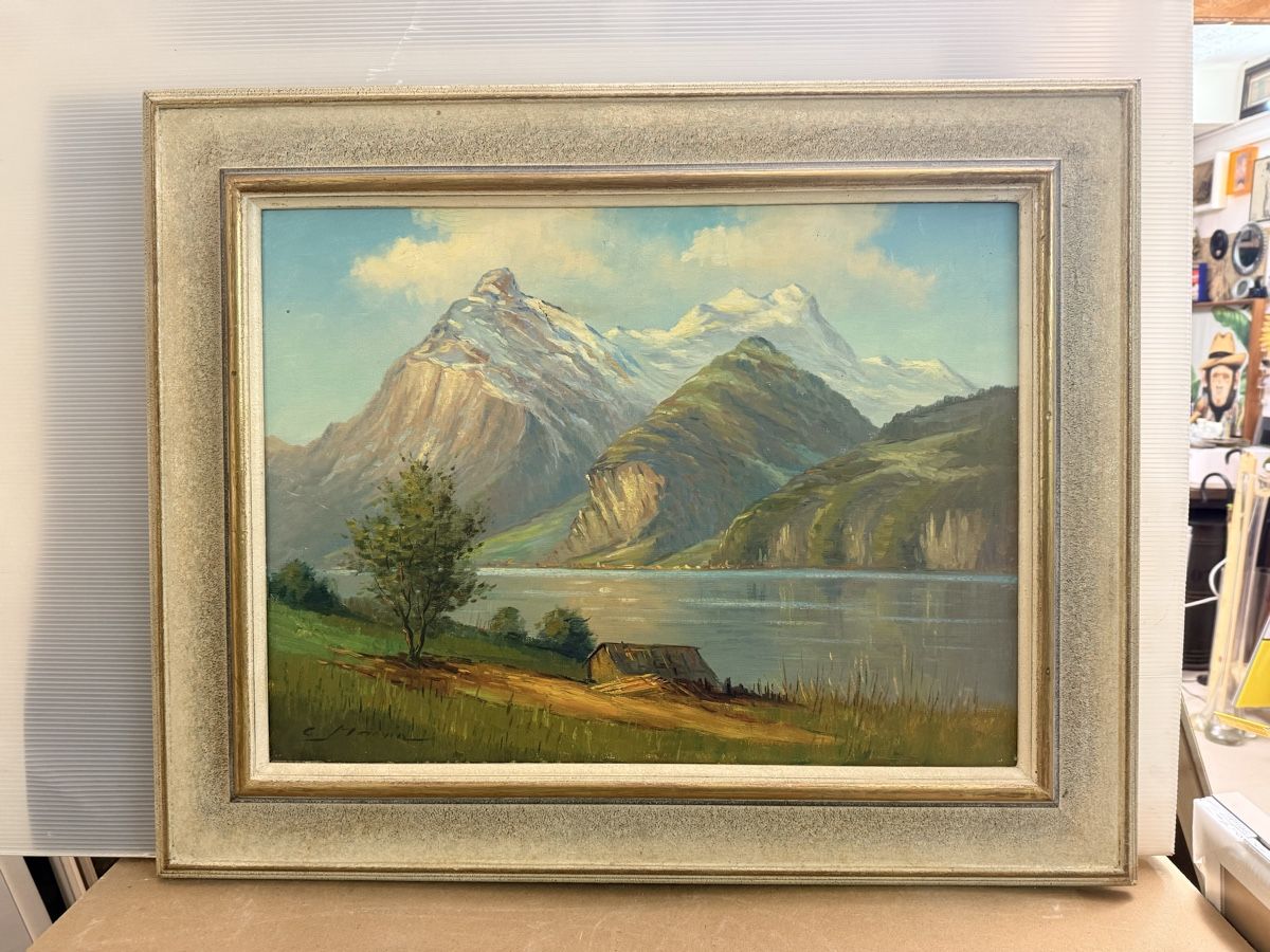 Gemälde: C. Marvin - Ölgemälde - Landschaft – Gebraucht aus Solothurn von NUVICO