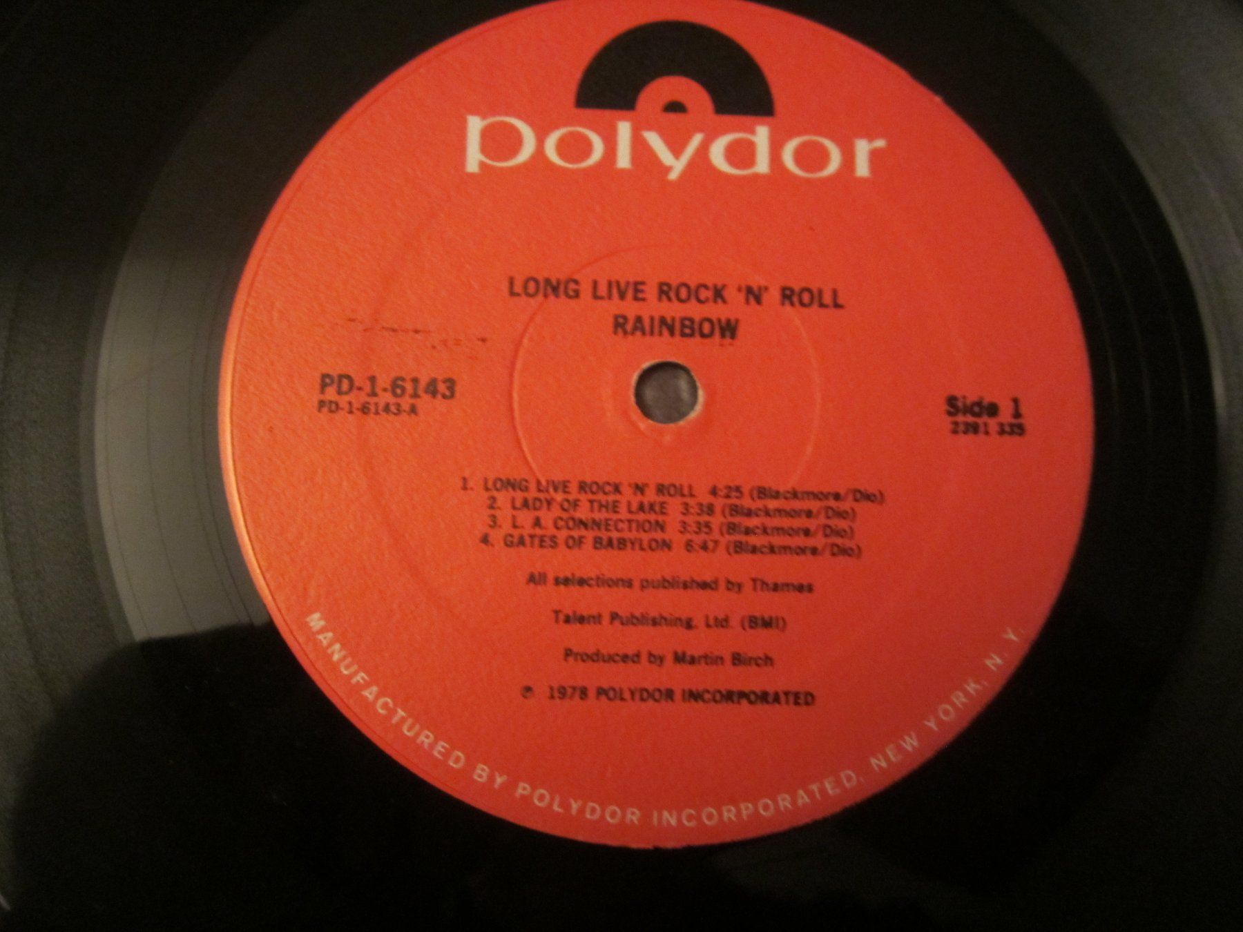 Dischi in vinile: LP- RAINBOW:LONG LIVE ROCK N ROLL!!(POLYDOR 1978) – Usato da Volketswil venduto da nemo2000 5