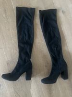 Zara Overknee Stiefel, schwarz, Gr. 40 - Top Zustand! (50)