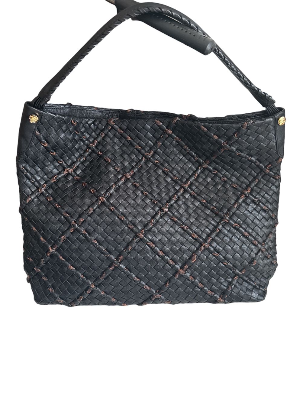 Nina Ricci Borse da donna: Renoma Woven Leather Handbag – Usato da Geneve venduto da DarlingVintage 1