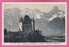 Thun Schloss mit Stockhorn