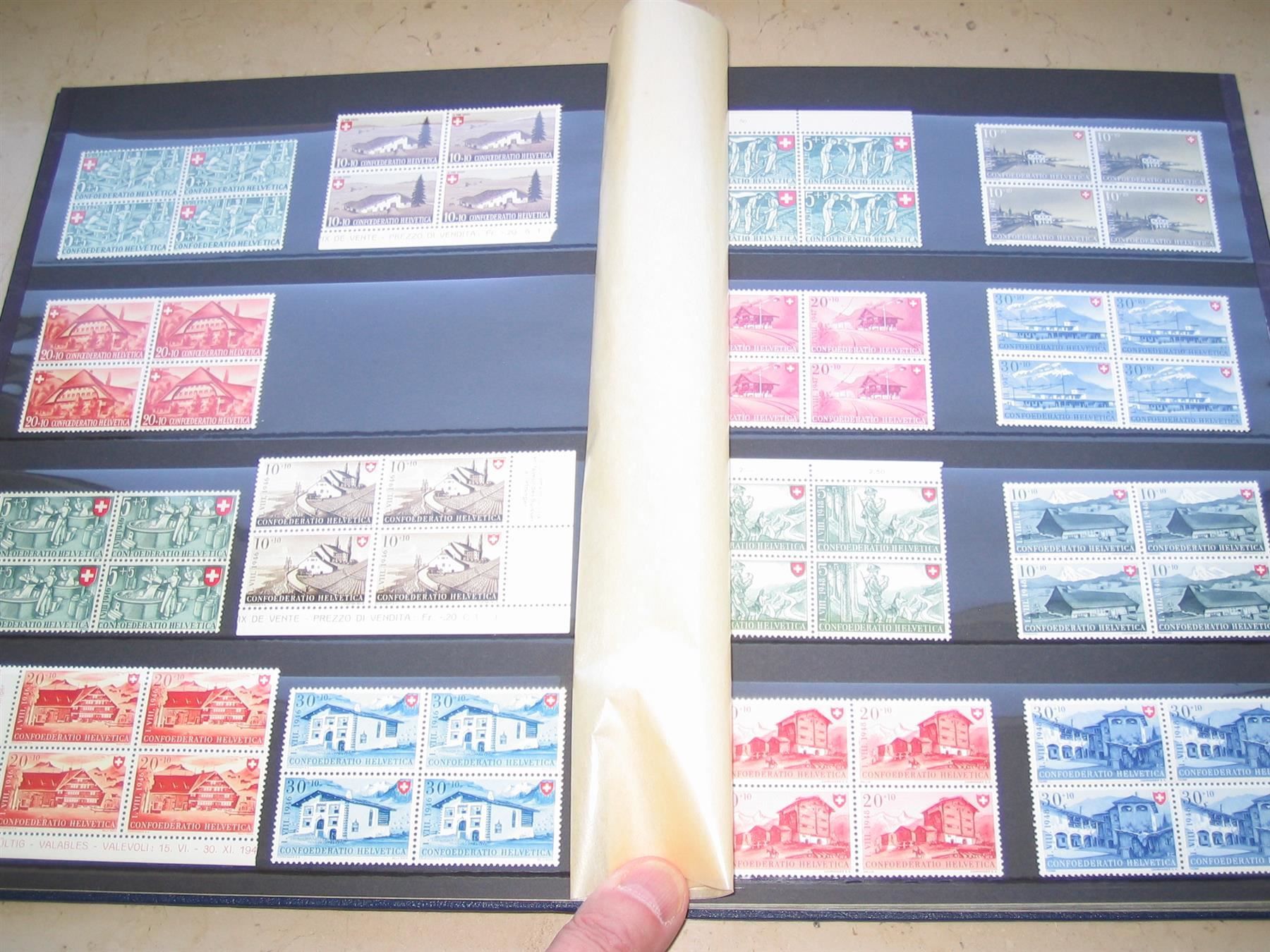 Alle Briefmarken: PATRIA V'block Sammlung postfrisch (1) – Gebraucht aus Winterthur von Kyoung 2