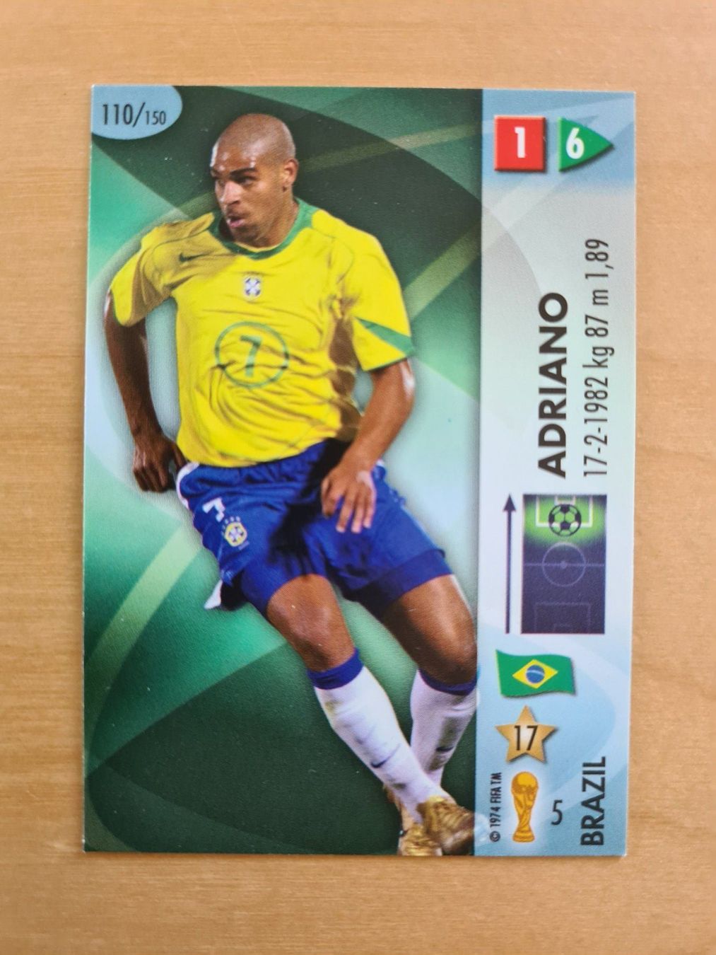 Panini Carte collezionabili: Panini Fifa World Cup 2006 Nr. 110 Adriano – Usato da Oberwil BL venduto da Spieltopia