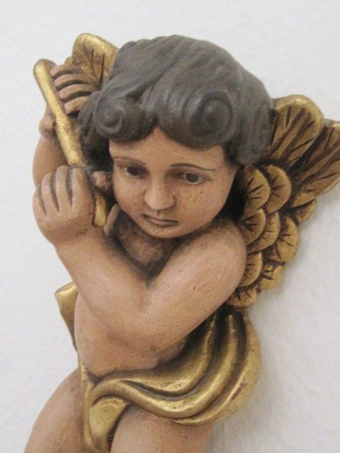 Figuren: antiker Engel aus Holz – Gebraucht aus Basel von cronat 1