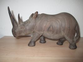NASSHORN MASSIV HOLZ AUS KENYA CA 25X14CM