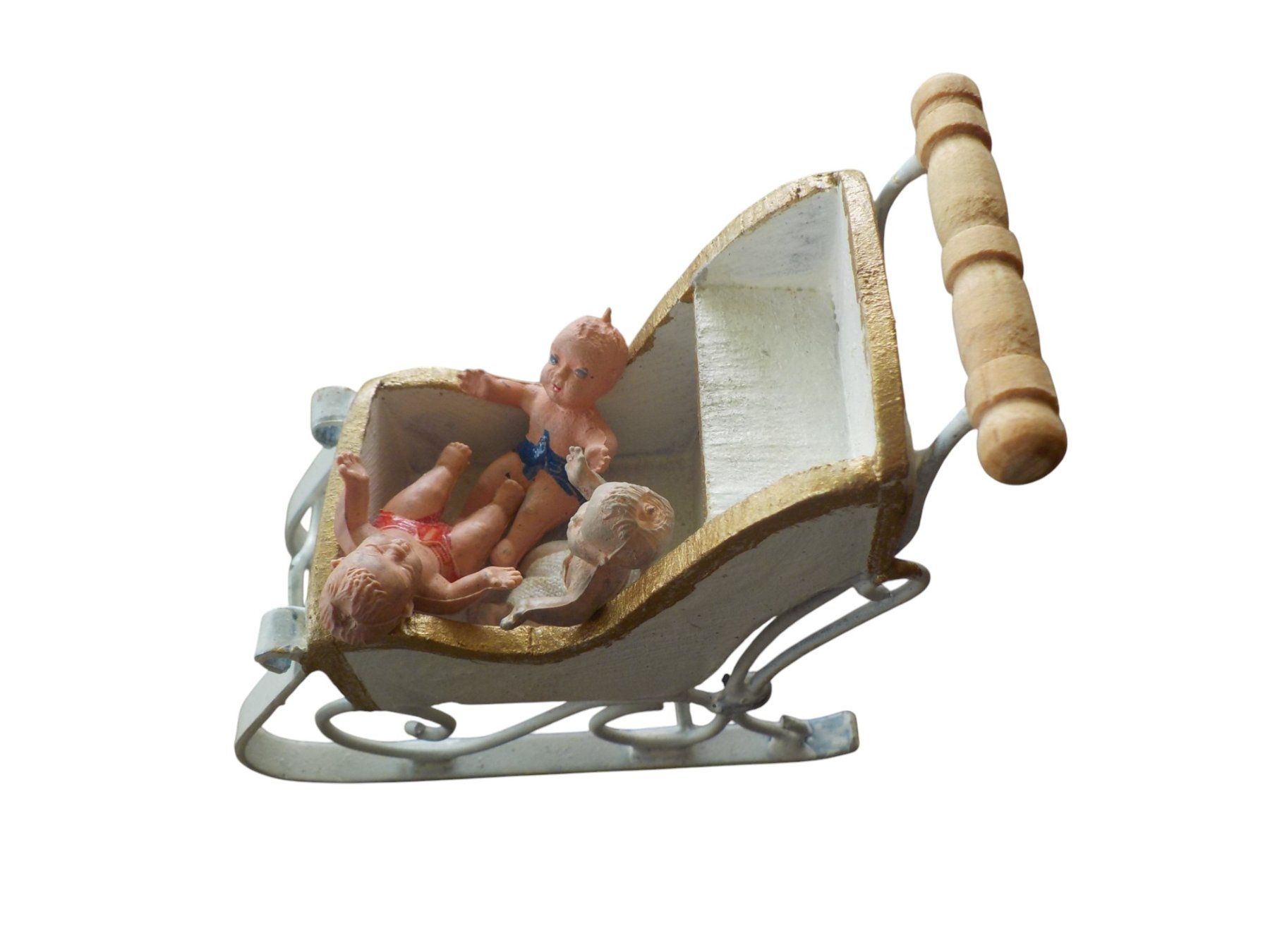 Giocattoli: Puppenstube antik - Schlitten Püppchen – Usato da Mörschwil venduto da antiksalon 2