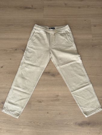 Zara Hose beige in Grösse M aus Baumwolle guter Zustand