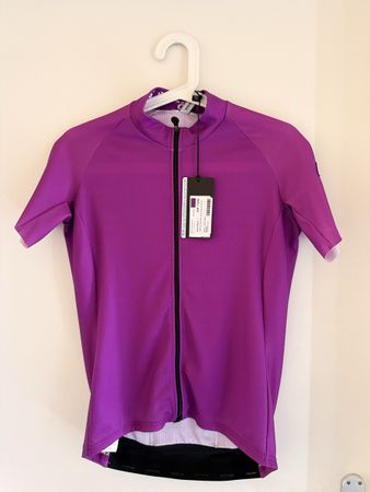 Maillot cycliste Assos été, violet, Taille S, comme neuf!