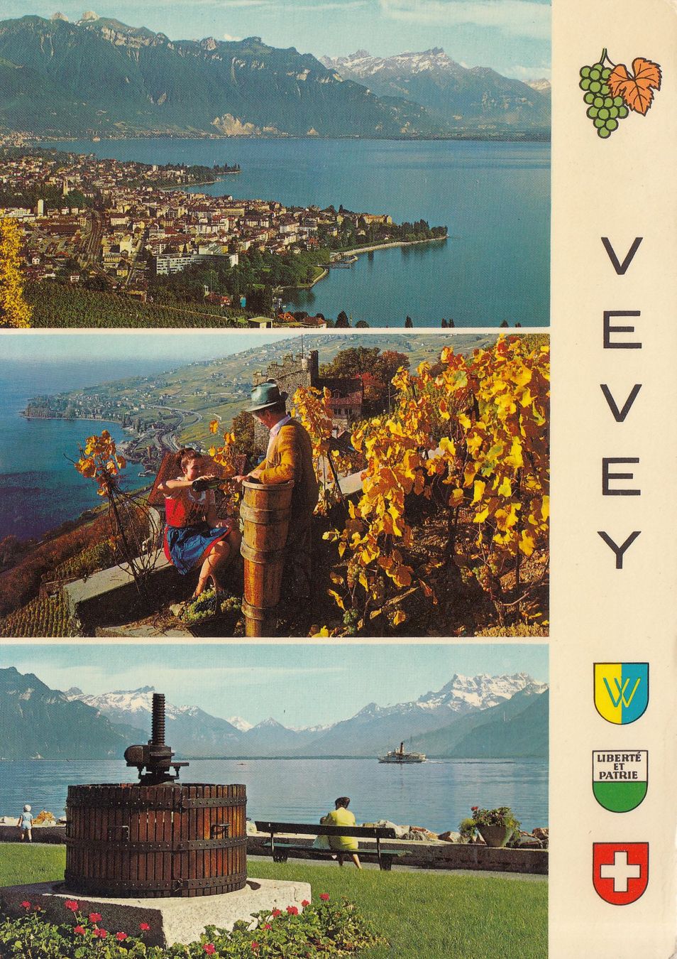Cartoline postali: Vevey 1977 – Usato da Bürglen TG venduto da StampGraf