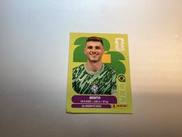 Panini Sammelkarte Bento Brasilien FIFA 2026 gebraucht