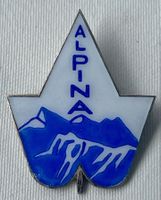 ALPINA altes Email Abzeichen by Huguenin
