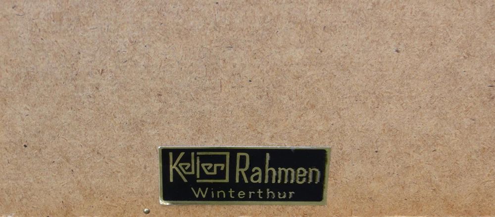 Grafik Lithografie Holzschnitt Hädrich signiert Winterthur 10
