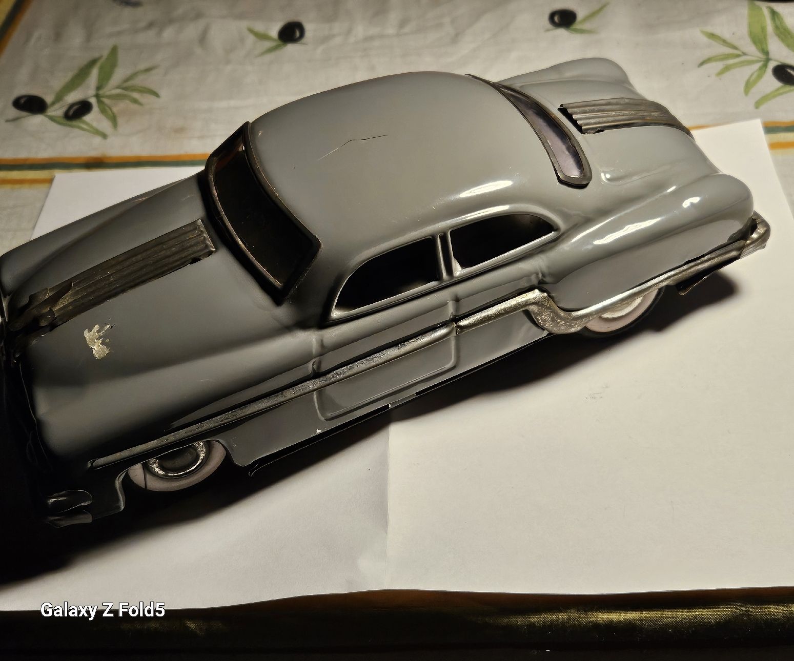 Pontiac Modellini d'auto: Blechauto Pontiac, Oldtimer, Vintage, grau, 25cm – Usato da Basel venduto da Sschenker