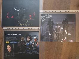 Star Wars Autogramme mit COA – Lauren Kim, TIE Pilot, Death