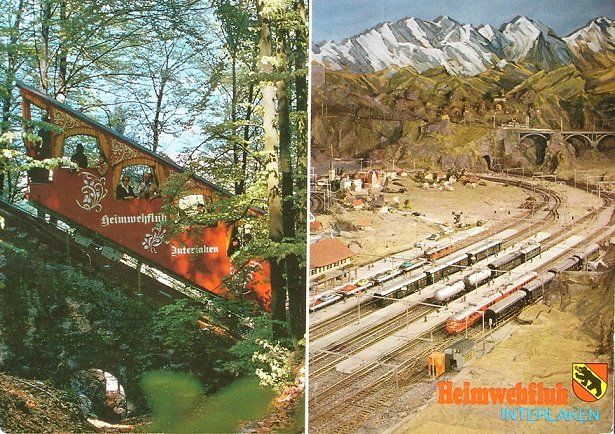 Cartes postales: INTERLAKEN Heimwehfluh Bahn – D'occasion à Jona par philajona