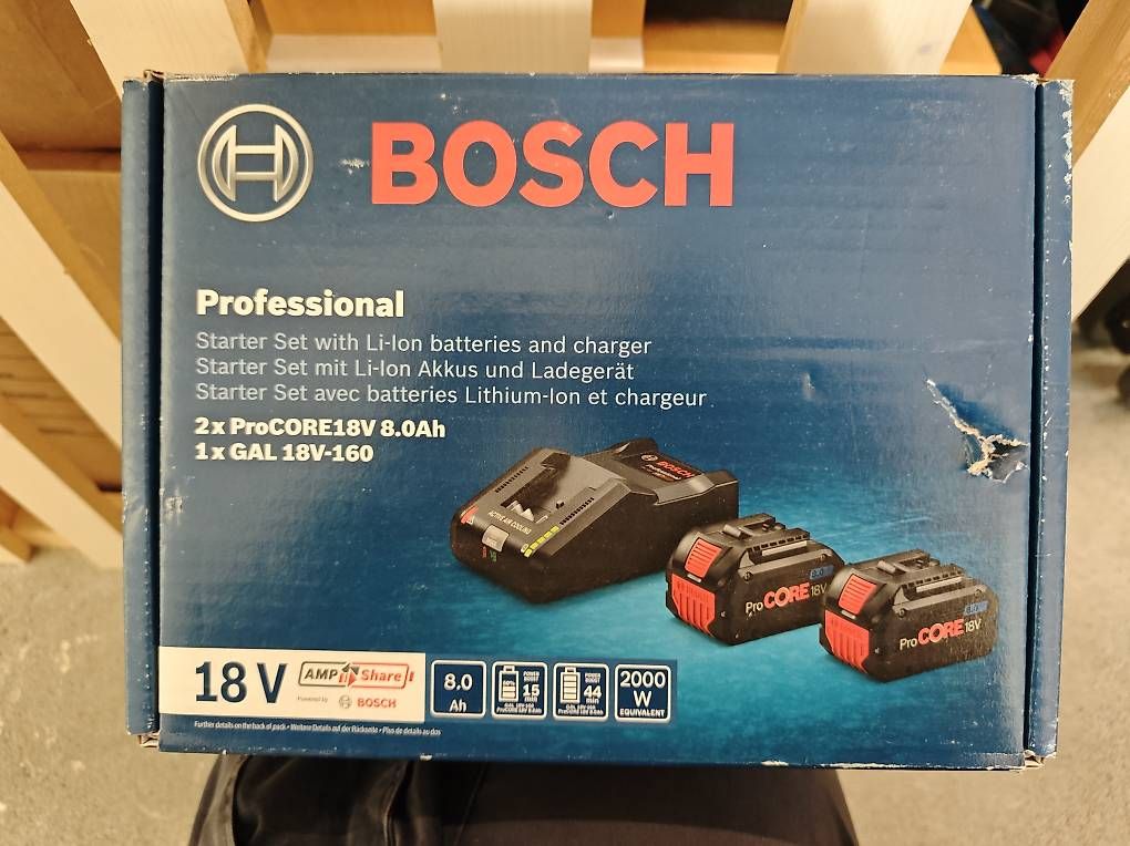 Batterie: Bosch Professional Akku starterset – Usato da Kaltbrunn venduto da tebon77