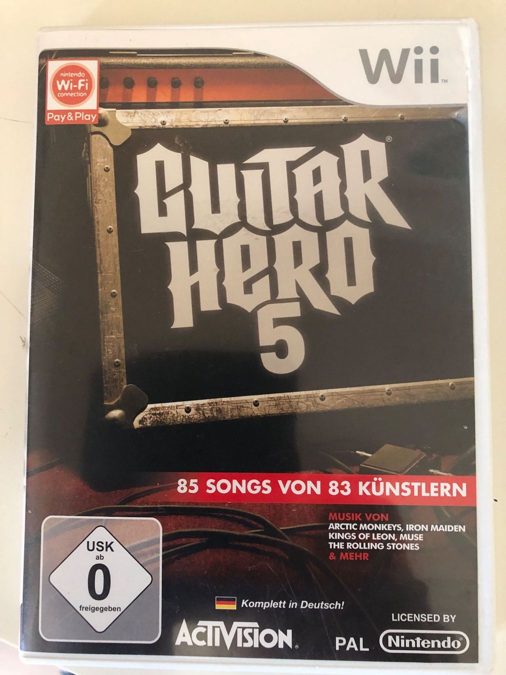 Nintendo Giochi: Wii Guitar Hero 5 – Usato da Egg b. Zürich venduto da Nyborg_33