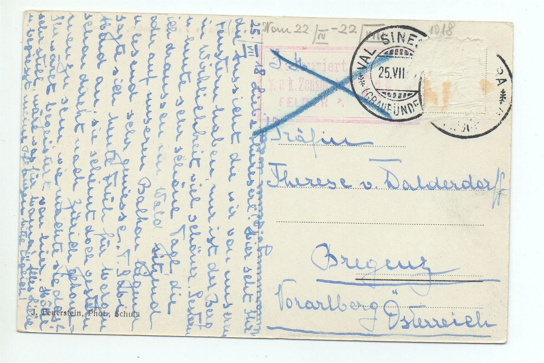 Cartoline postali: VAL SINESTRA Kurhaus – Usato da Jona venduto da philajona 1