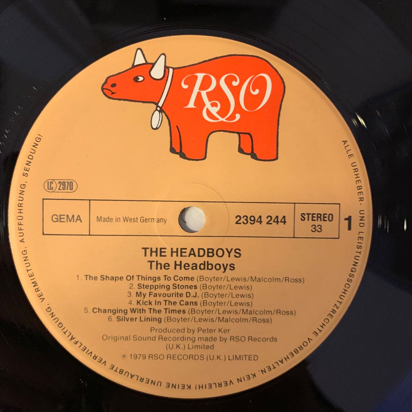 Dischi in vinile: The Headboys - Same, LP Vinyl – Usato da Aesch BL venduto da BernisFlomi 2
