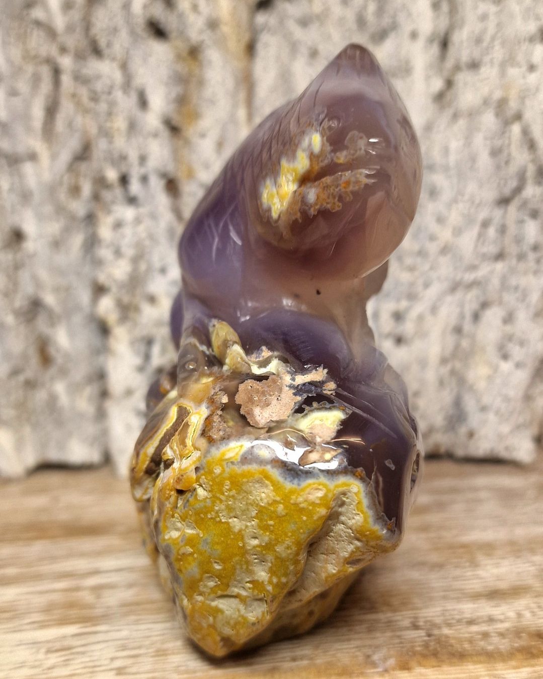 Minerali & Pietre curative: Top Drusen Achat Chameleon635g – Nuovo (secondo la descrizione) da Matzingen venduto da Shay_Crystalz 1