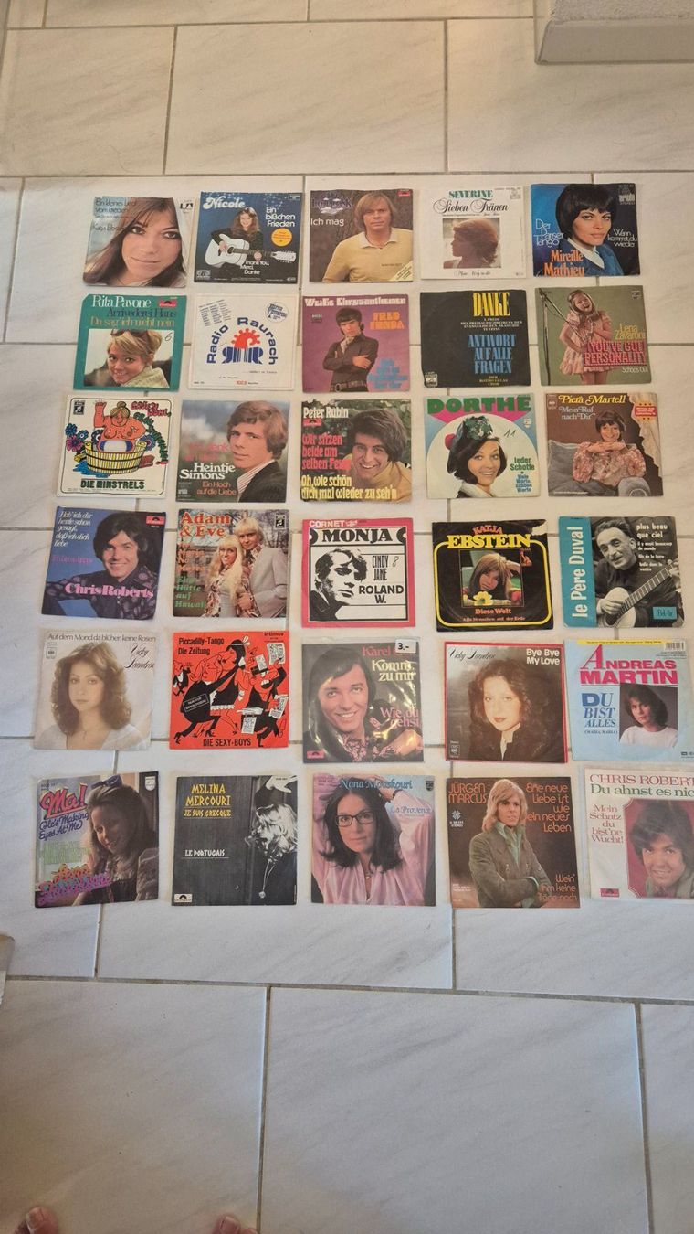 Schallplatten: Singles Sammlung Deutsche Schlager – Gebraucht aus Arni AG von kur_jc7g