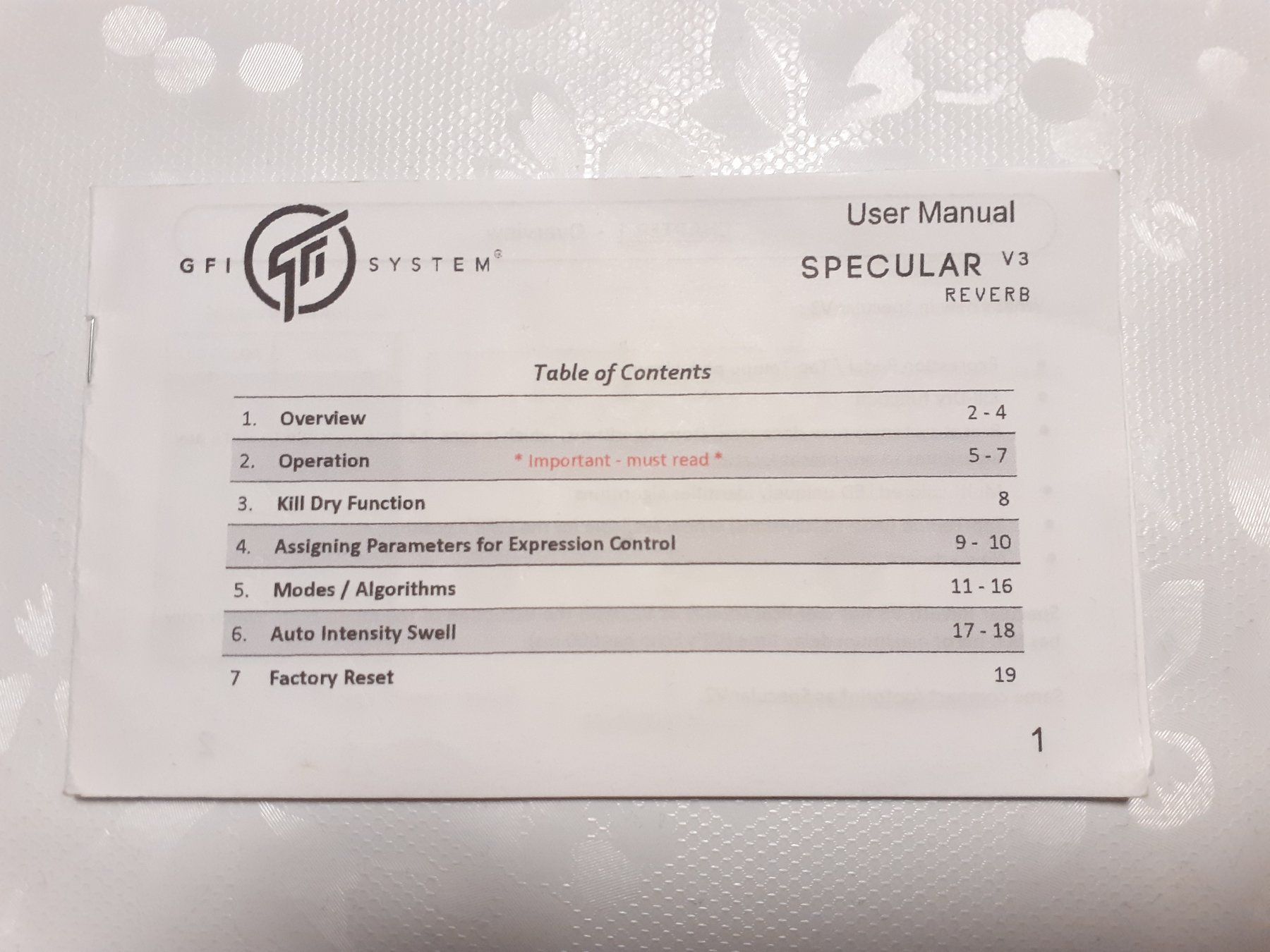 Musikinstrumente: GFI System Specular Reverb V3 – Gebraucht aus Torgon von Guitar223 9