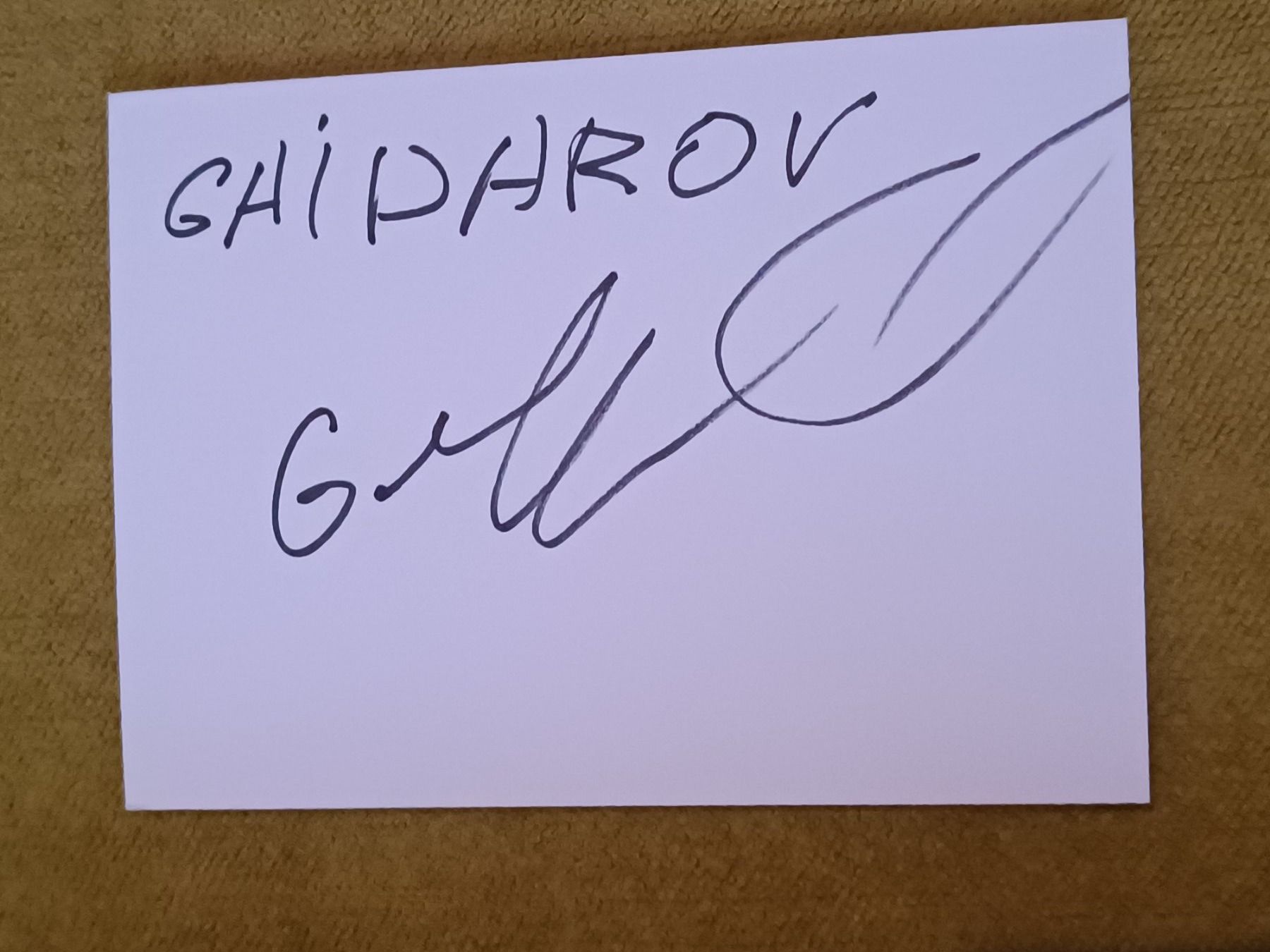 Autogramme: Murad Gaidarov - Olympia Silber - selten – Gebraucht aus Menziken von Autogramme
