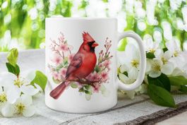 Keramik Frühling Tasse NEU