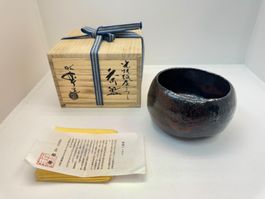 Teeschale Japan Chawan Keramik-  20. Jh. „Raku"