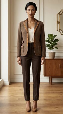 Etro Milano Damen Wollblazer Gr. 42 Kariert Top Zustand!