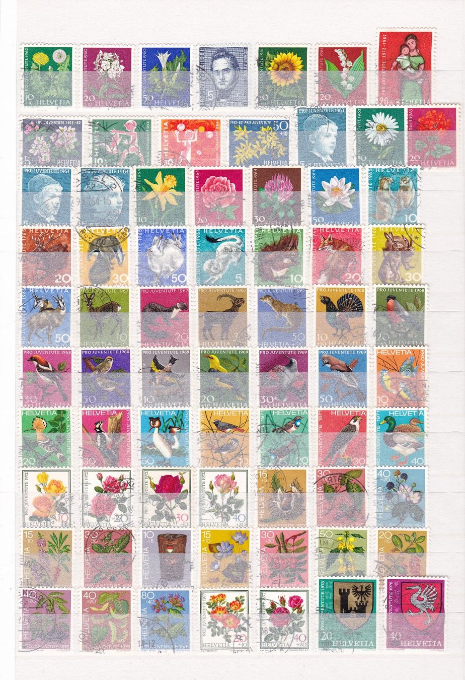 Tous les timbres: PRO JUVENTUTE  Sammlung – D'occasion à Gretzenbach par Sikim 1
