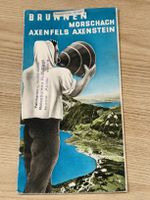 Litho Prospekt Brunnen - Morschach - Axenfels Axenstein 1930