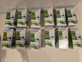 16x Philips Tornado 42W E27 Energiesparlampen – 2850/3000 lm