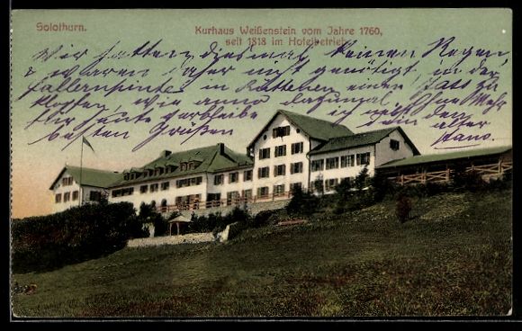 Cartoline postali: AK Solothurn, Kurhaus Weißenstein – Usato da Berlin venduto da bartko-reher