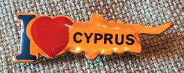 M354 - Pin I Love Cyprus - Insel Zypern