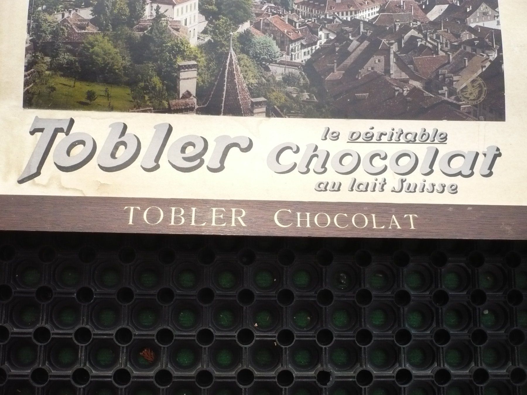 Foto & Immagini: Original Chocolat Tobler Kartonwerbung mit Holzrahmen – Usato da Biberist venduto da Urmel 5