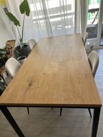 Holztisch 180cm x 90cm + 4 Stühle