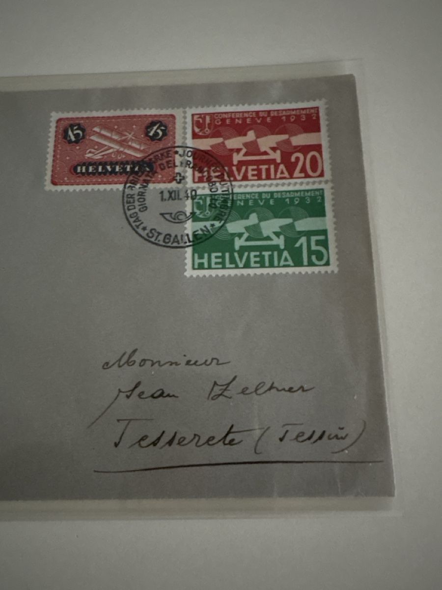 Couverts & Versandtaschen: Enveloppe philatélique suisse 1940, recommandée, express – Neu (gemäss Beschreibung) aus Ste-Croix von choupy60 3