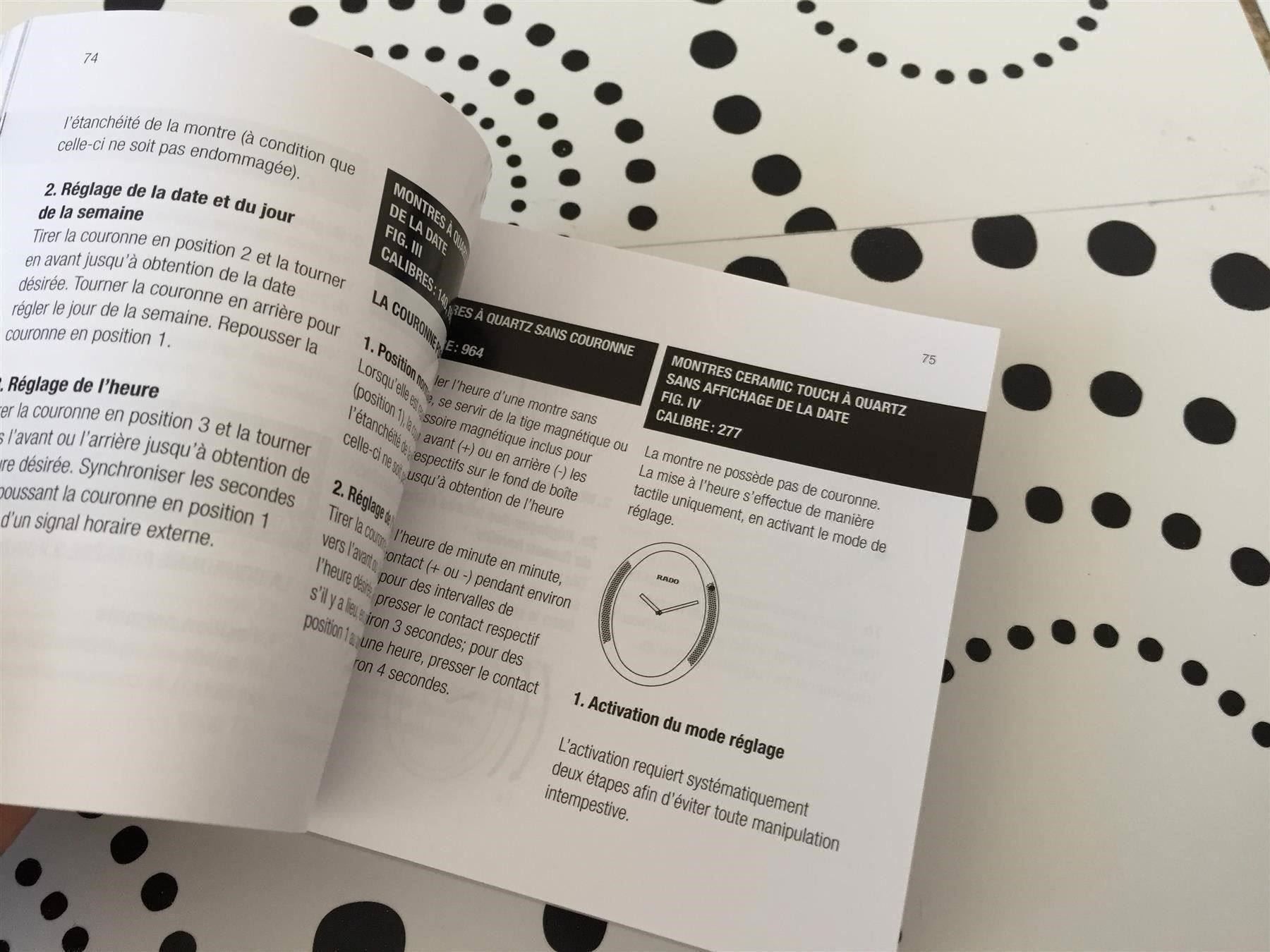 Dokumente: RADO ORIGINAL - OPERATING INSTRUCTIONS - MULTI MODELS !!! – Neu (gemäss Beschreibung) aus Epalinges von dream-watch 4