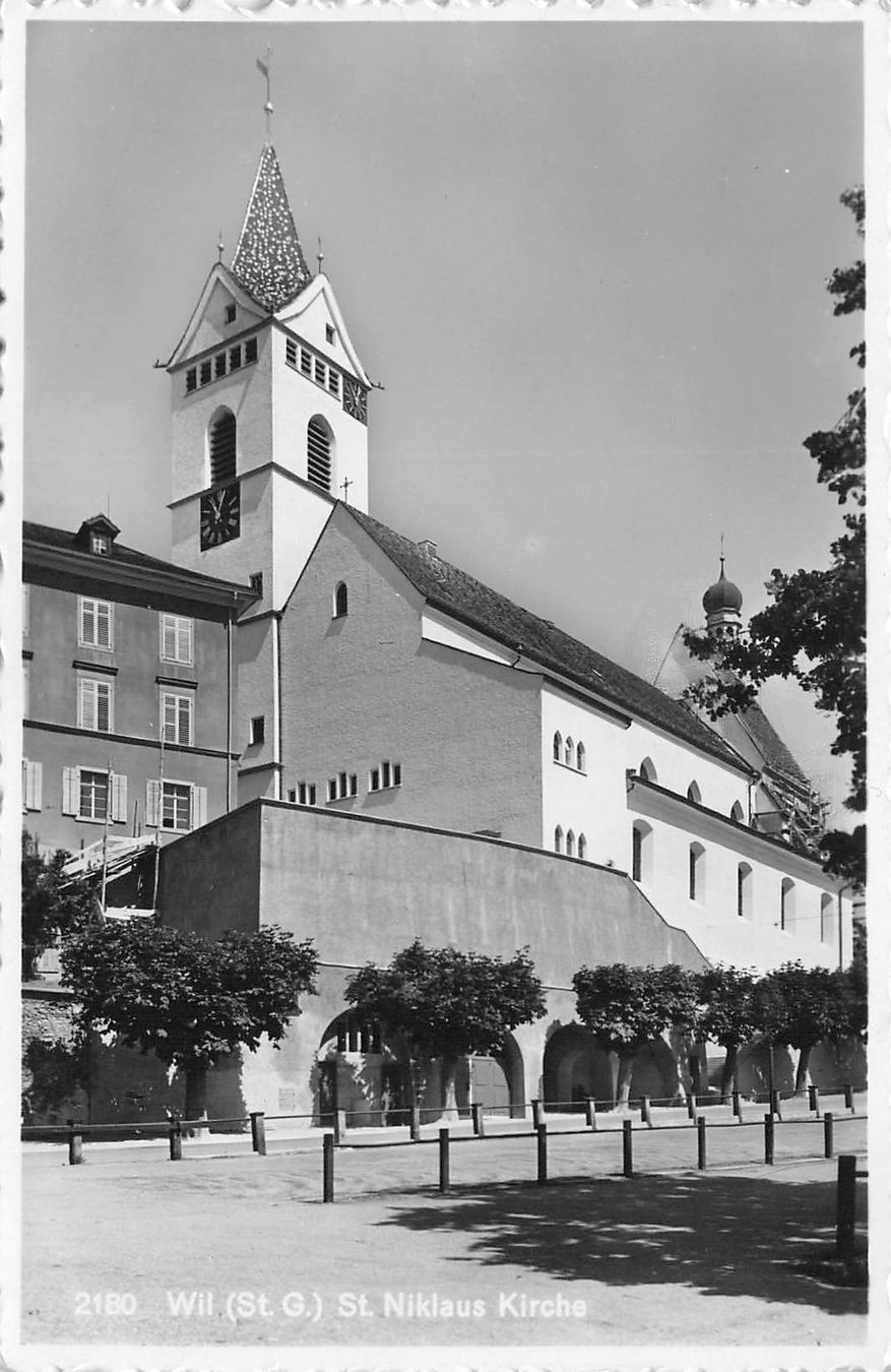 Cartoline postali: Wil (SG) St Niklaus Kirche – Usato da Biasca venduto da Blenio71