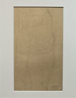 Amedeo Modigliani "After" Weiblicher Akt Vintage Siebdruck.‪
