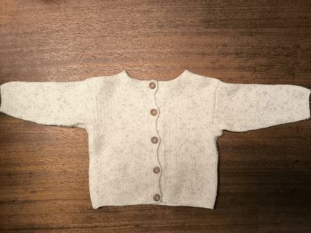 Woll-Strickjacke pastell Gr. 80