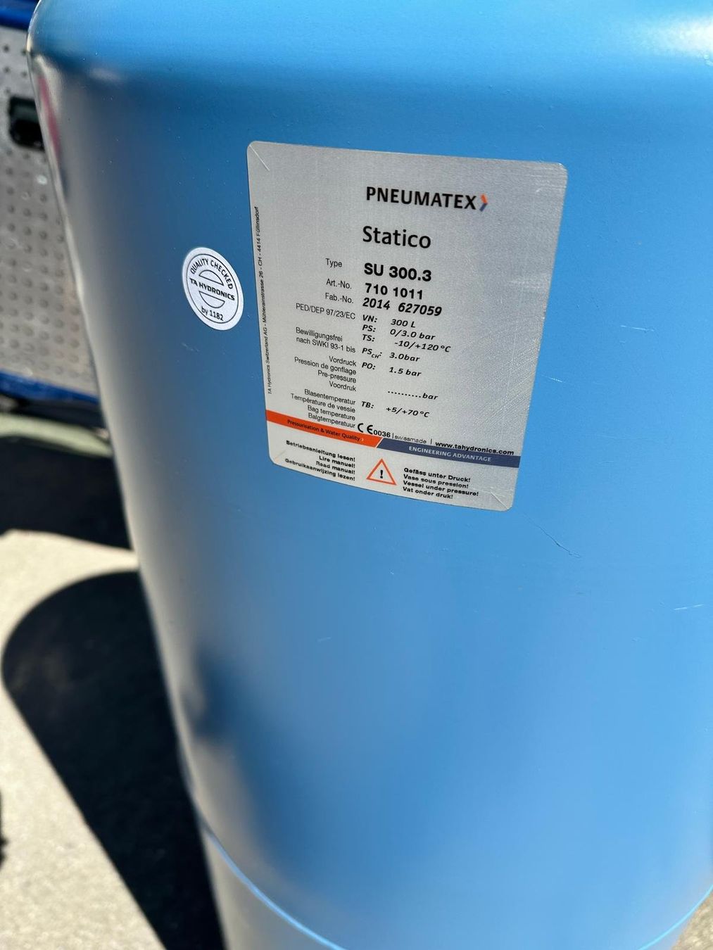 Heizgeräte: Druckausdehnungsgefäß PNEUMATEX – Gebraucht aus Spreitenbach von Space_X 2