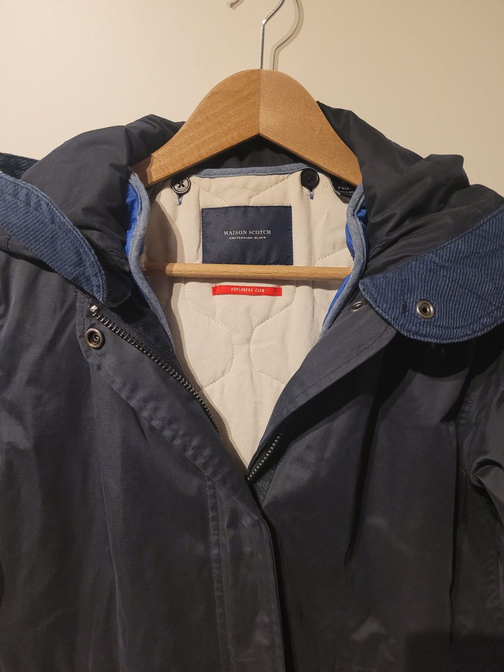 Maison Scotch Giacche: Maison Scotch Parka, dunkelblau – Usato da Wallisellen venduto da sedlees 1